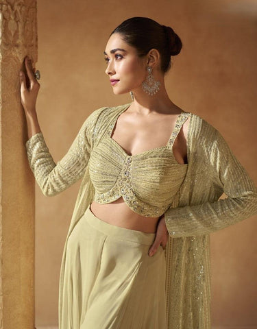 Exclusive Beige Color Georgette Dress