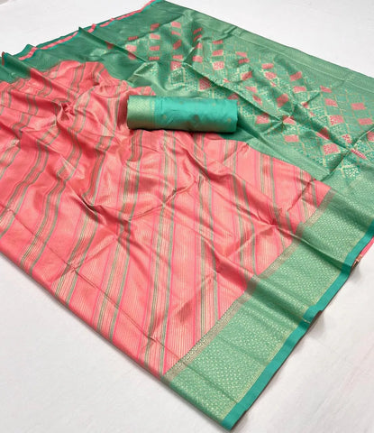 Traditional Handloom Silk Saree - Perfect for Festive and Casual Wear