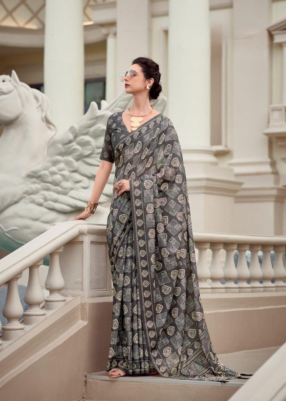 Pure Mal Mal Silk saree