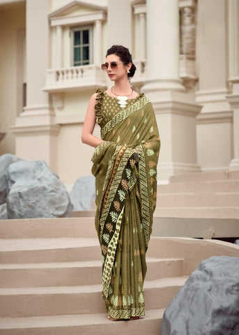 Pure Mal Mal Silk saree