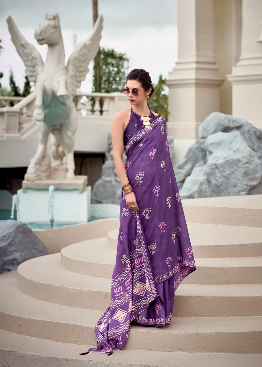 Pure Mal Mal Silk saree