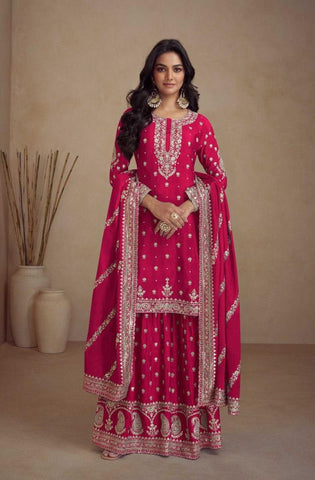 Rani Color Real Chinon Gharara