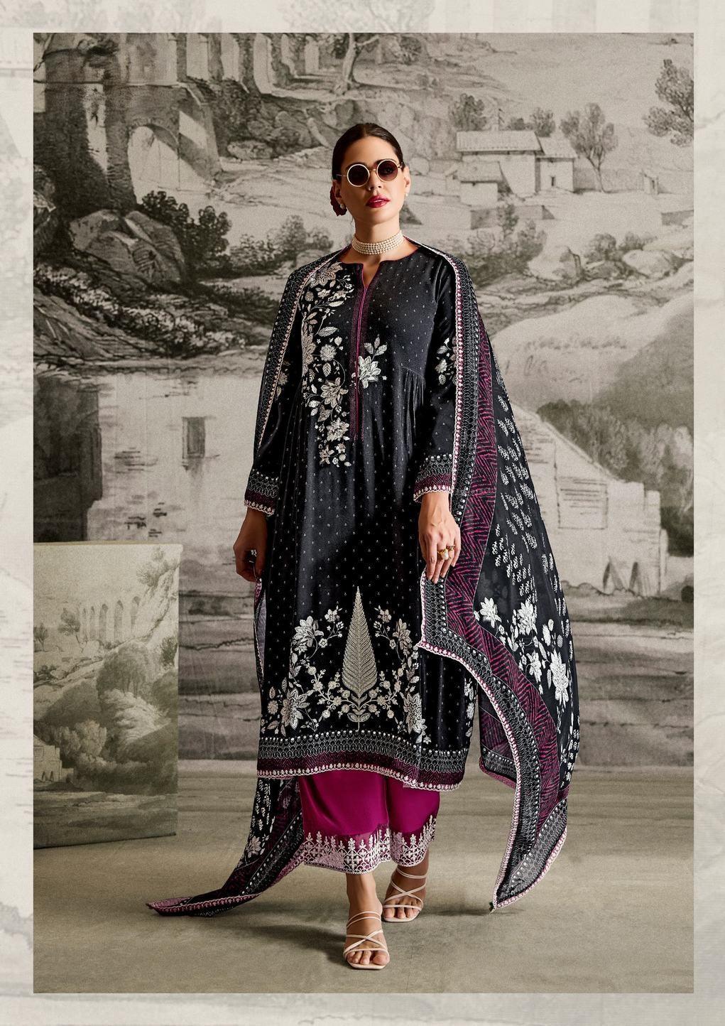 Exclusive Muslin Digital Print Pakistani Suit