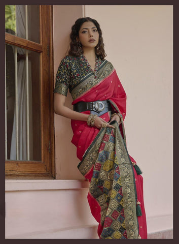 Viscose Weaving Saree