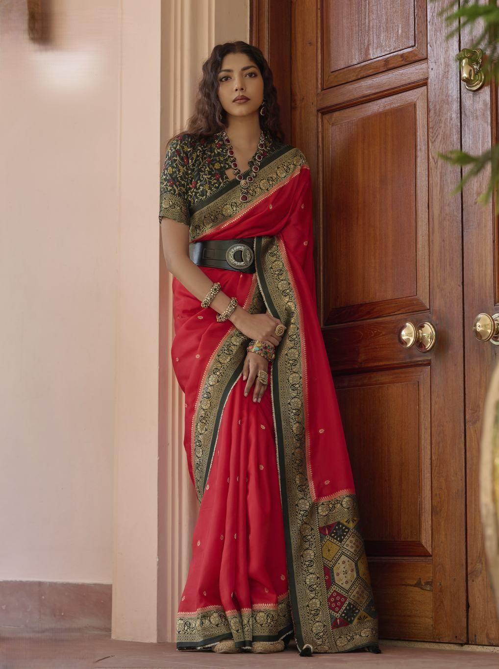 Viscose Weaving Saree