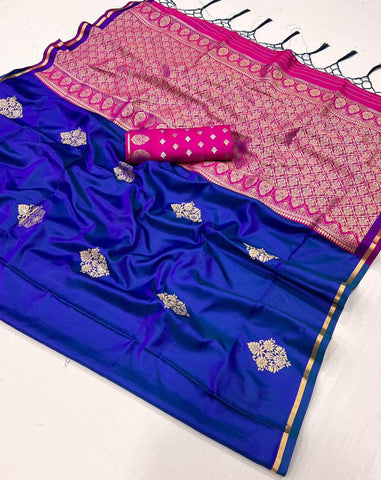 Pure Satin Traditional Work Saree