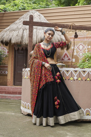 Exclusive Navratri Black Color Chaniya Choli Collection