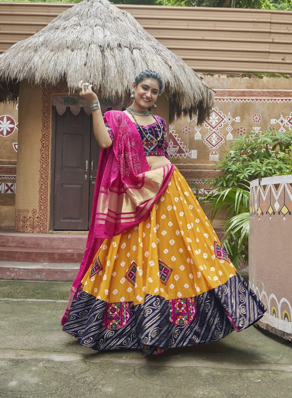 Exclusive Navratri Yellow Color Chaniya Choli Collection