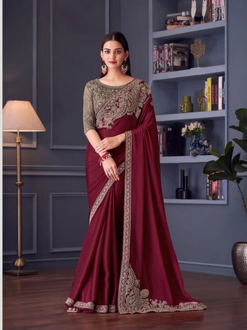 Georgette Saree for Women - Lightweight, Soft, and Comfortable | Perfect for Party, Wedding, or Festive Occasions