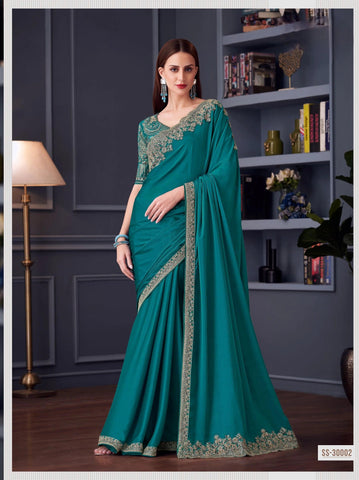 Georgette Saree for Women - Lightweight, Soft, and Comfortable | Perfect for Party, Wedding, or Festive Occasions