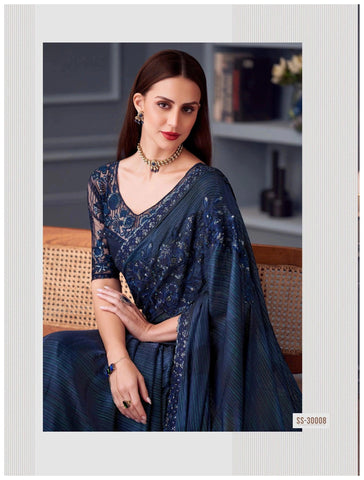 Georgette Saree for Women - Lightweight, Soft, and Comfortable | Perfect for Party, Wedding, or Festive Occasions