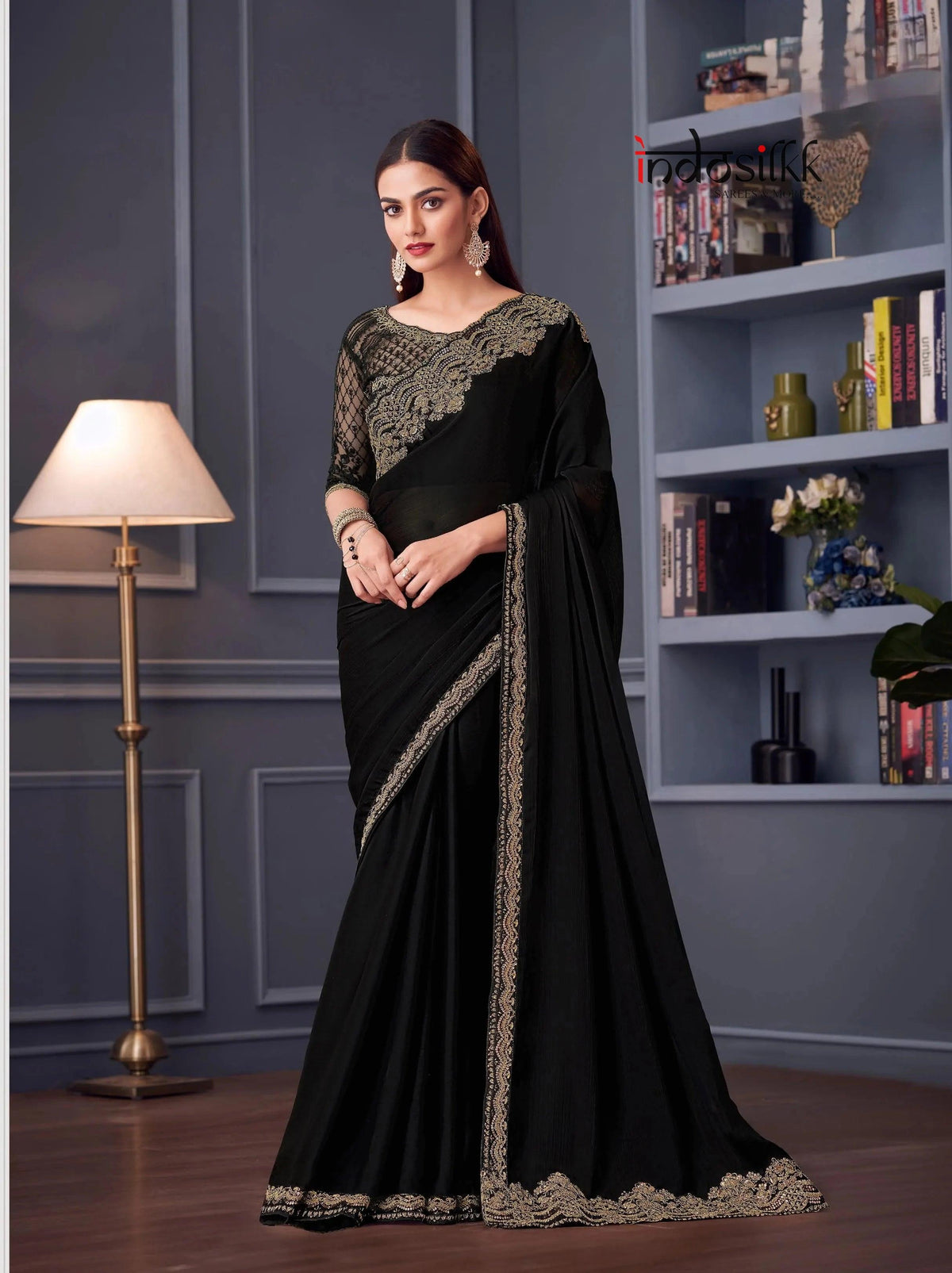 Georgette Saree for Women - Lightweight, Soft, and Comfortable | Perfect for Party, Wedding, or Festive Occasions