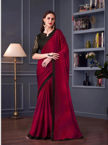 Georgette Saree for Women - Lightweight, Soft, and Comfortable | Perfect for Party, Wedding, or Festive Occasions